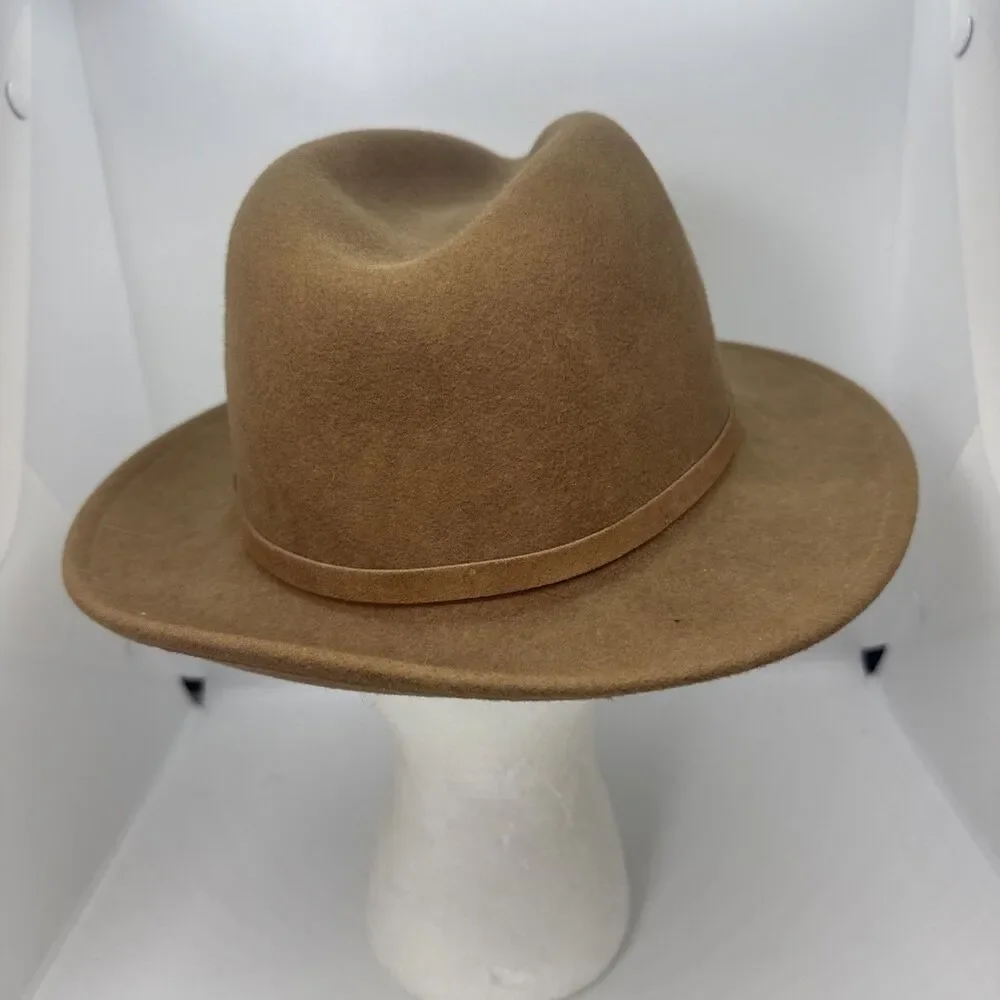 Cabelas Medium Lite Felt Fedora Water Repellent Wool Fedora Hat USA